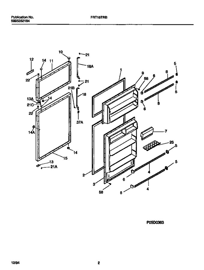 Diagram for FRT18TRBW1