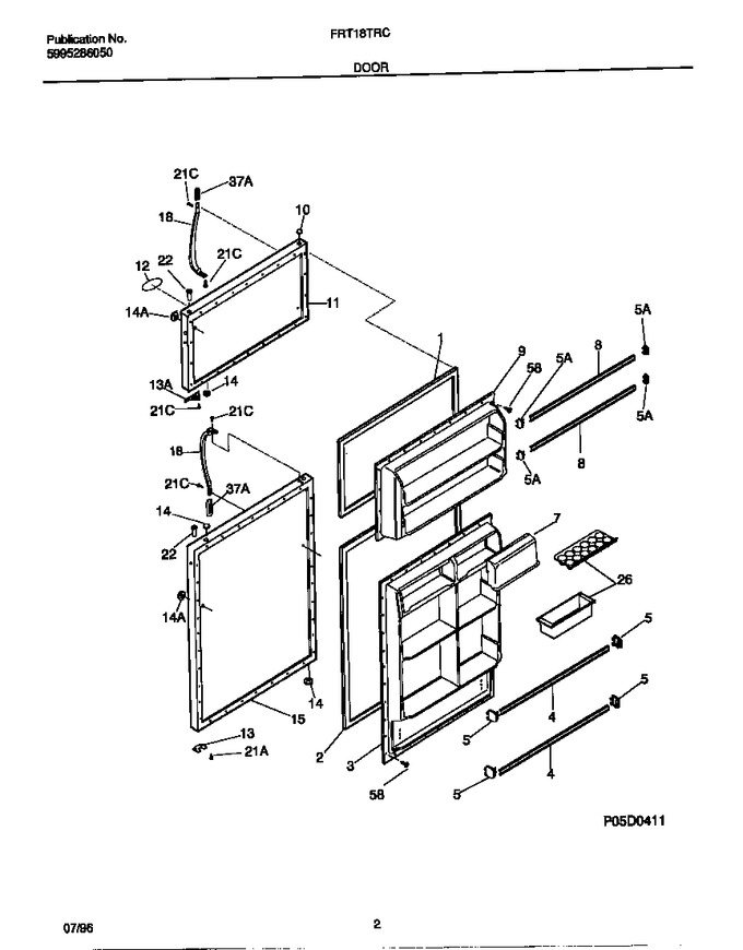 Diagram for FRT18TRCW3