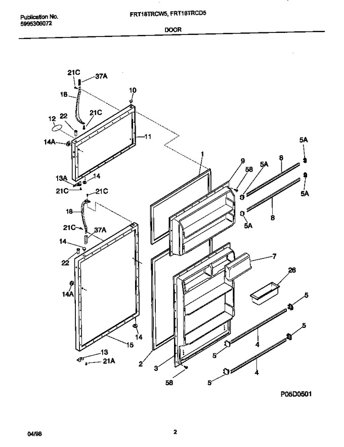 Diagram for FRT18TRCD5