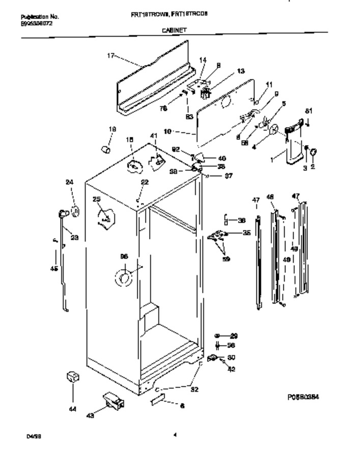 Diagram for FRT18TRCW5