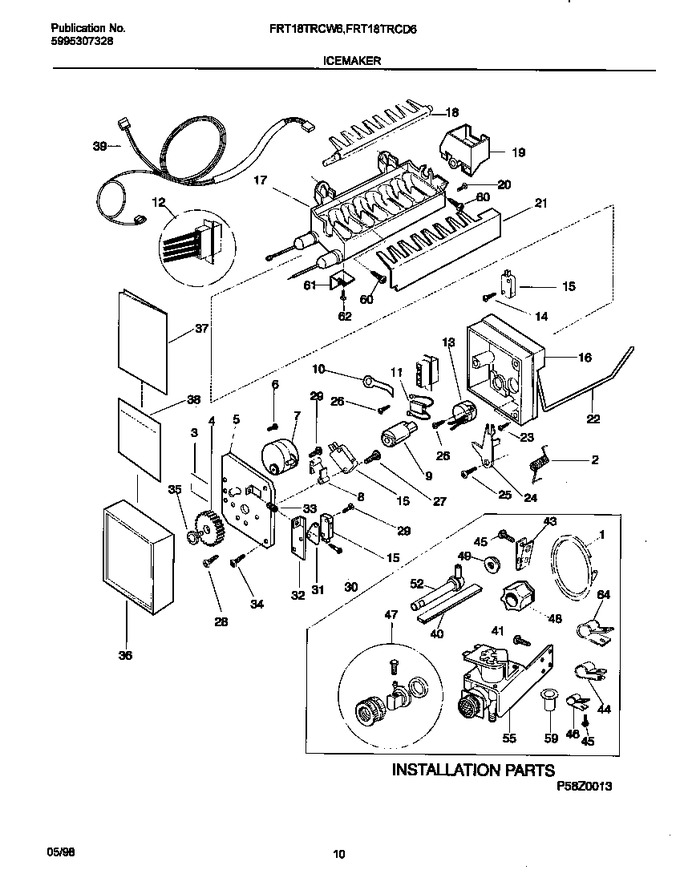 Diagram for FRT18TRCW6