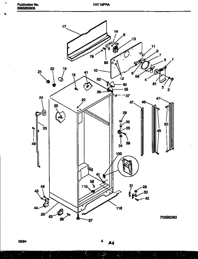 Diagram for FRT19PRAW0