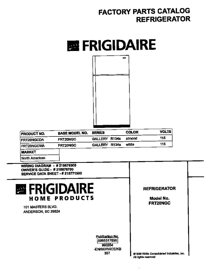 Diagram for FRT20NGCDA