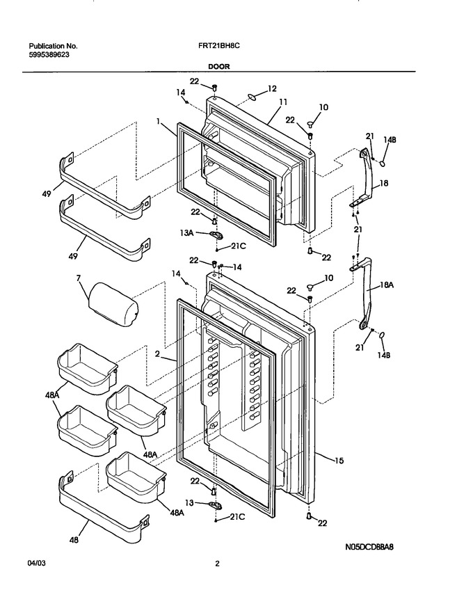 Diagram for FRT21BH8CB0
