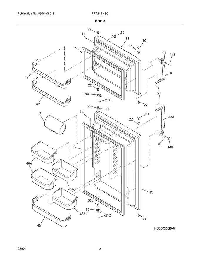 Diagram for FRT21BH8CB2