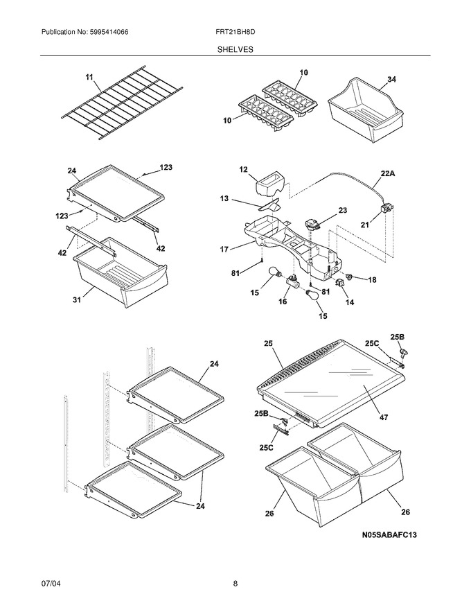 Diagram for FRT21BH8DW0