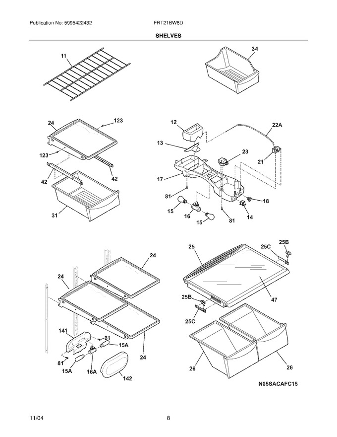 Diagram for FRT21BW8DW0