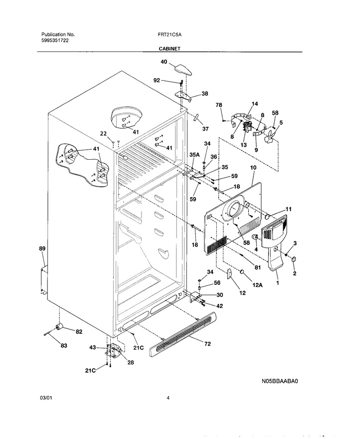 Diagram for FRT21C5AW1