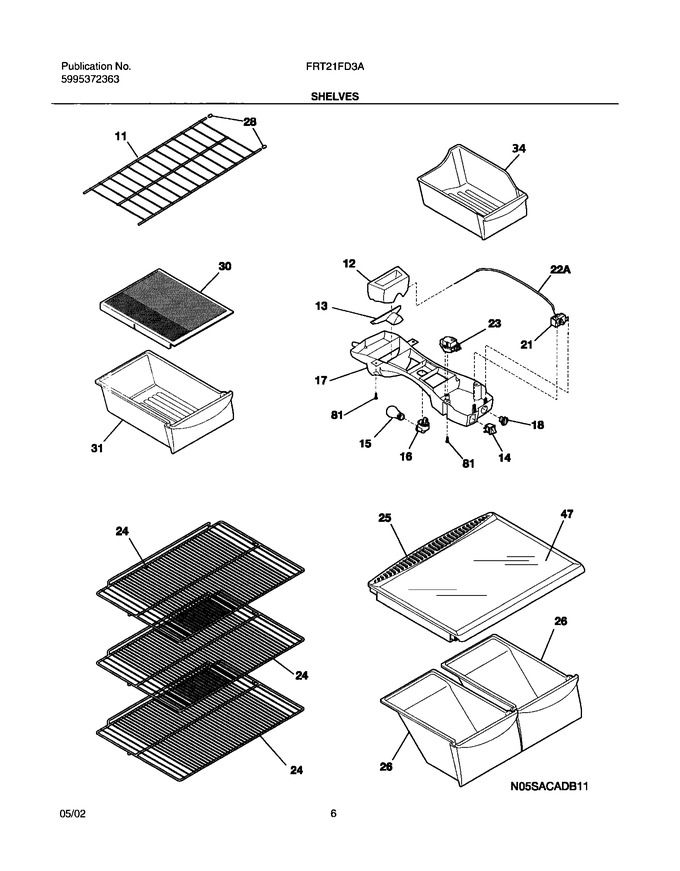 Diagram for FRT21FD3AW4
