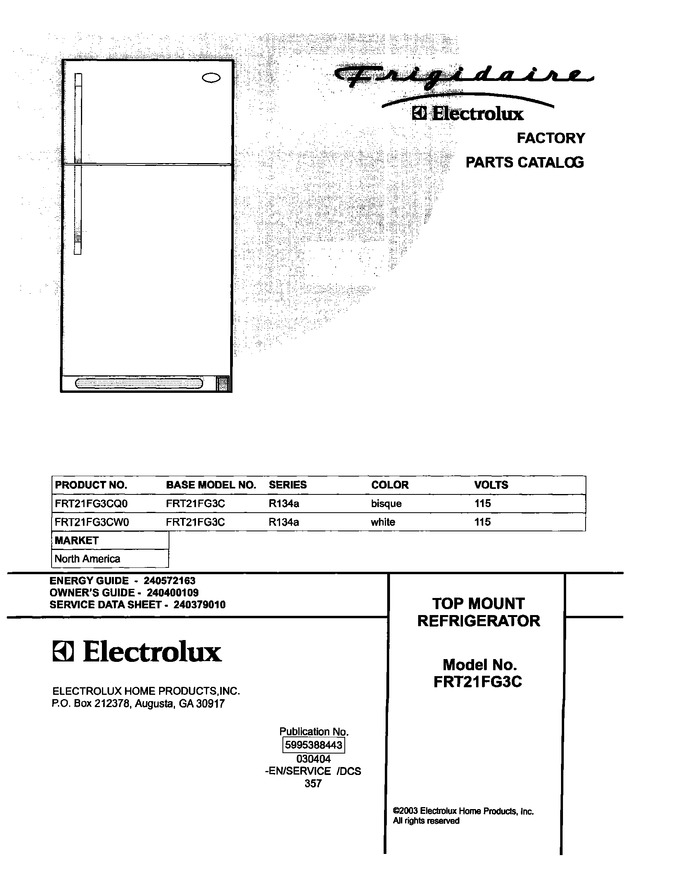 Diagram for FRT21FG3CW0