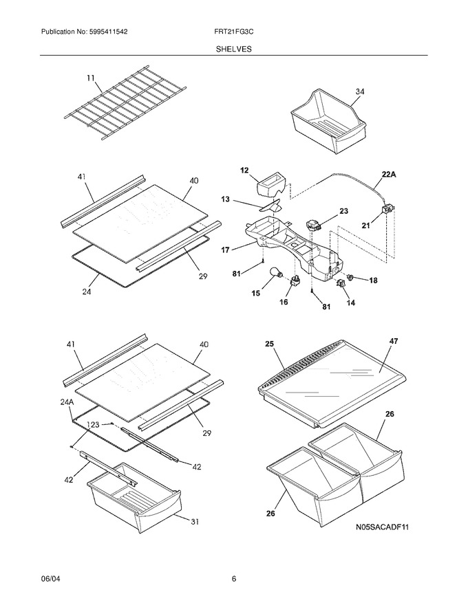 Diagram for FRT21FG3CW3
