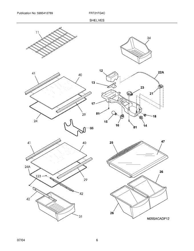 Diagram for FRT21FG4CW3