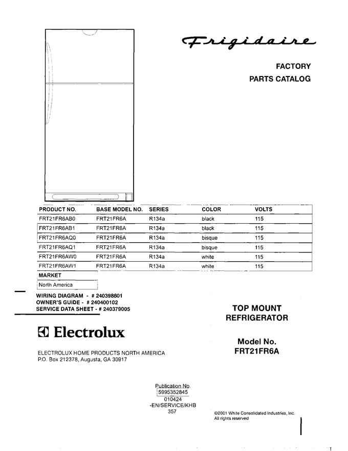 Diagram for FRT21FR6AW1