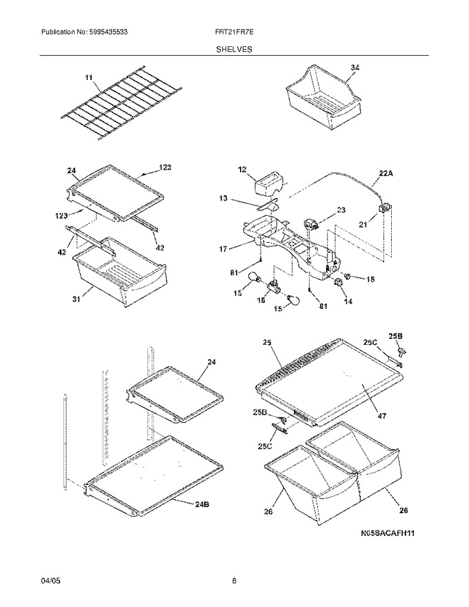 Diagram for FRT21FR7EB3