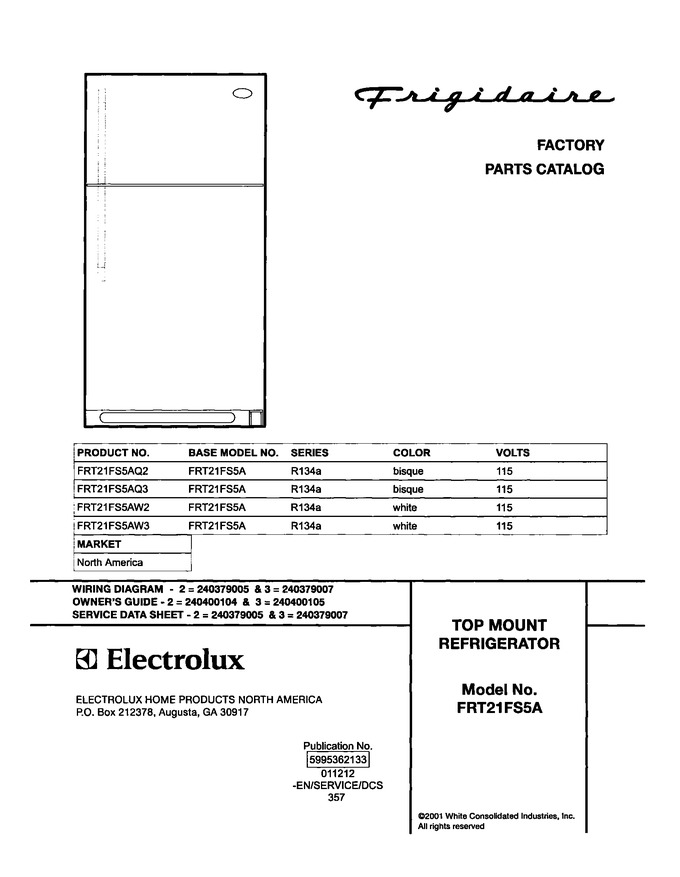 Diagram for FRT21FS5AW3