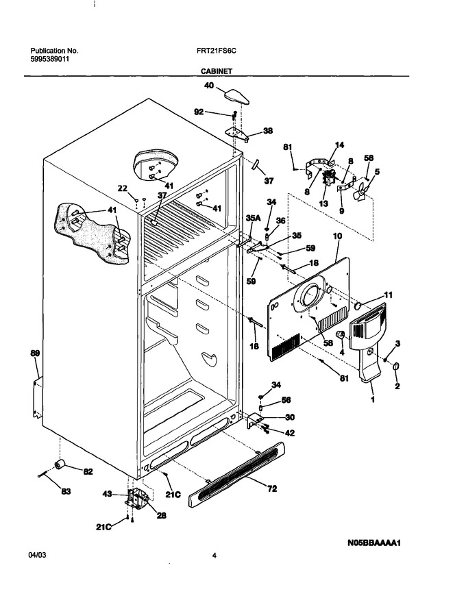 Diagram for FRT21FS6CW0