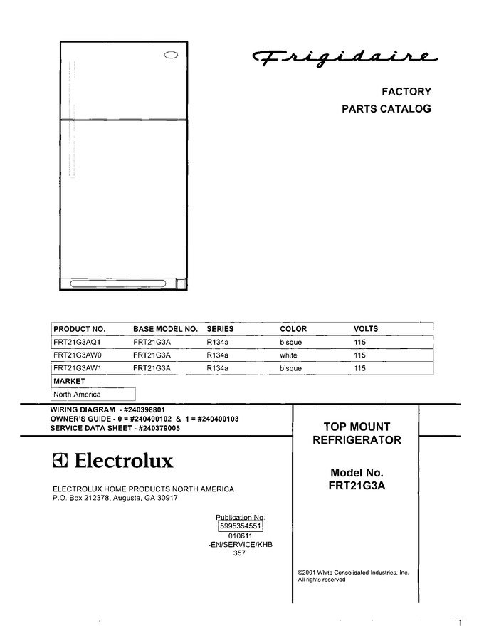 Diagram for FRT21G3AW0