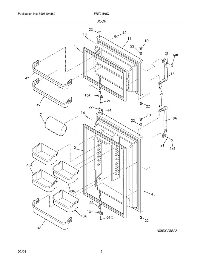 Diagram for FRT21H8CT2