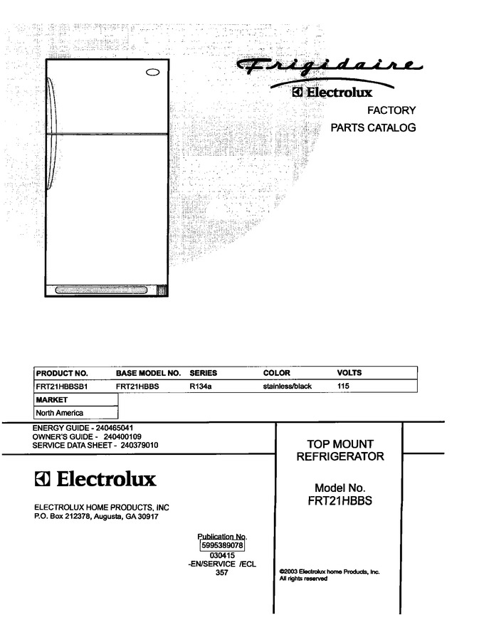 Diagram for FRT21HBBSB1