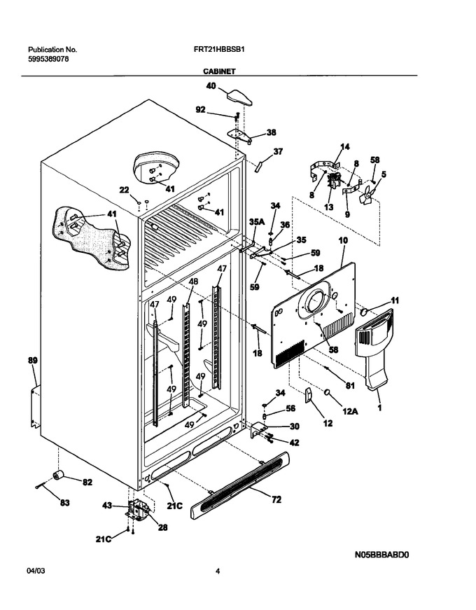 Diagram for FRT21HBBSB1
