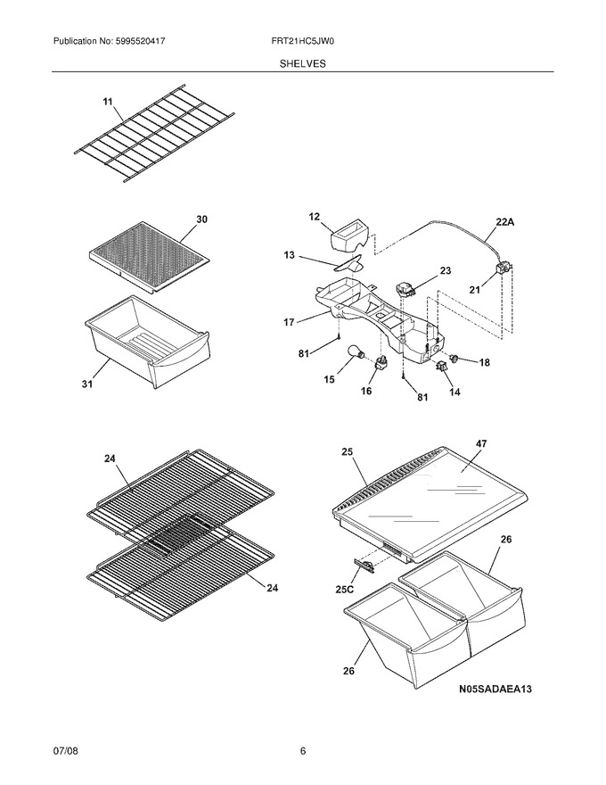 Diagram for FRT21HC5JW0