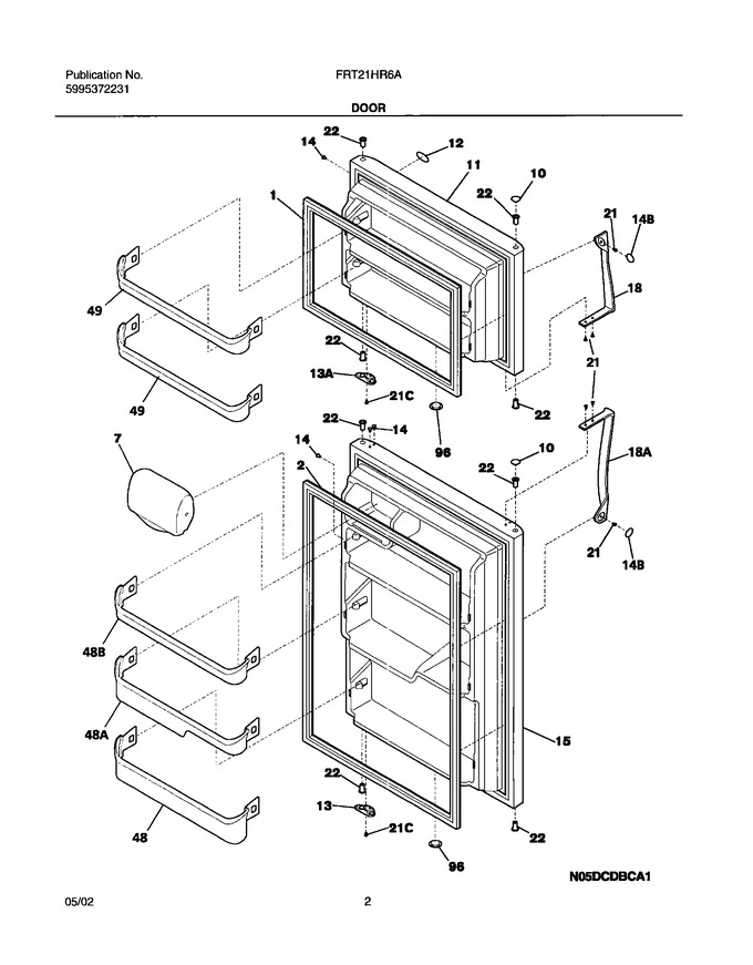 Diagram for FRT21HR6AB3
