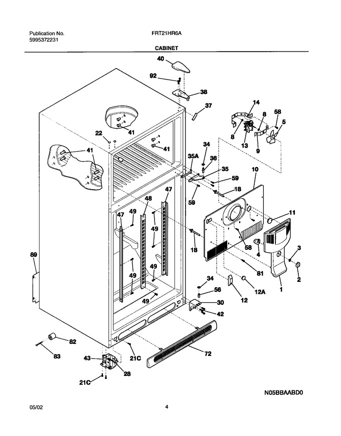 Diagram for FRT21HR6AB3