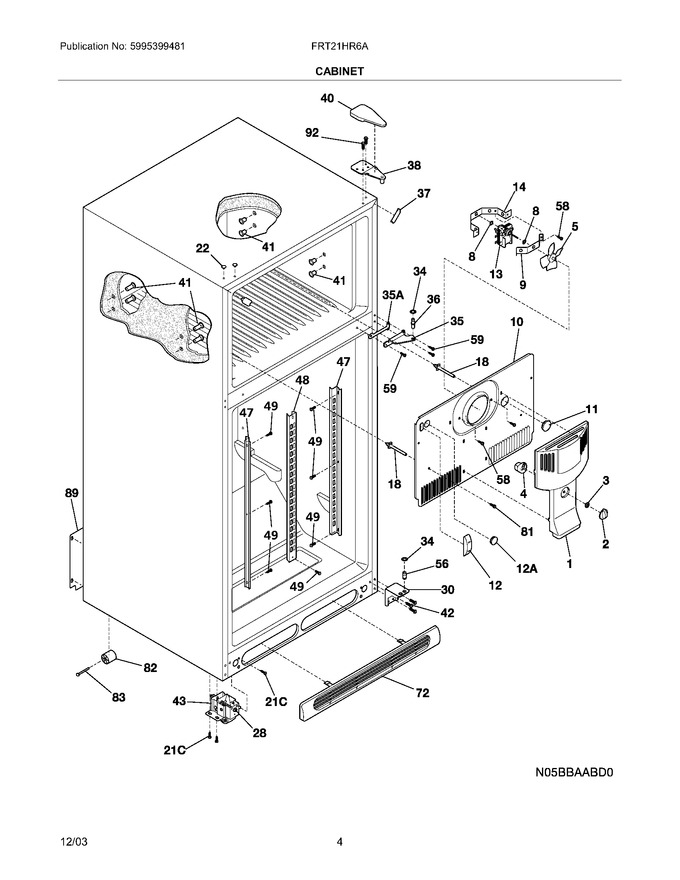 Diagram for FRT21HR6AB5