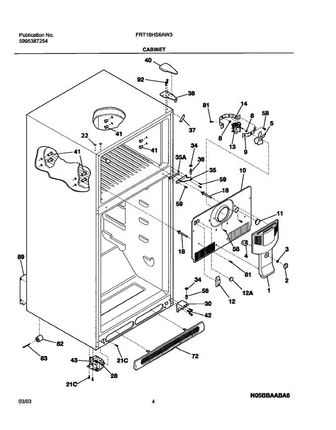 Diagram for FRT21HS6AW3
