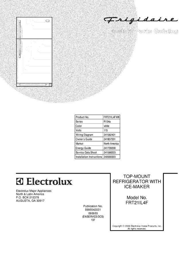 Diagram for FRT21IL4FW8