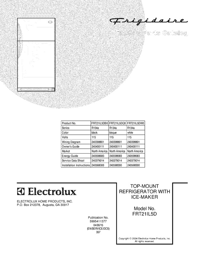 Diagram for FRT21IL5DB0