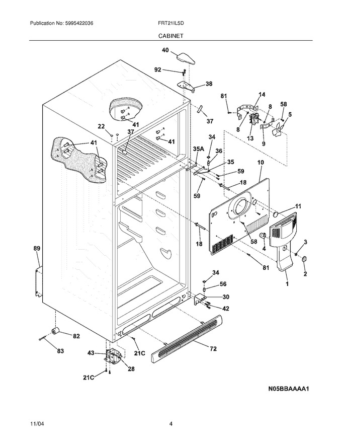 Diagram for FRT21IL5DB2