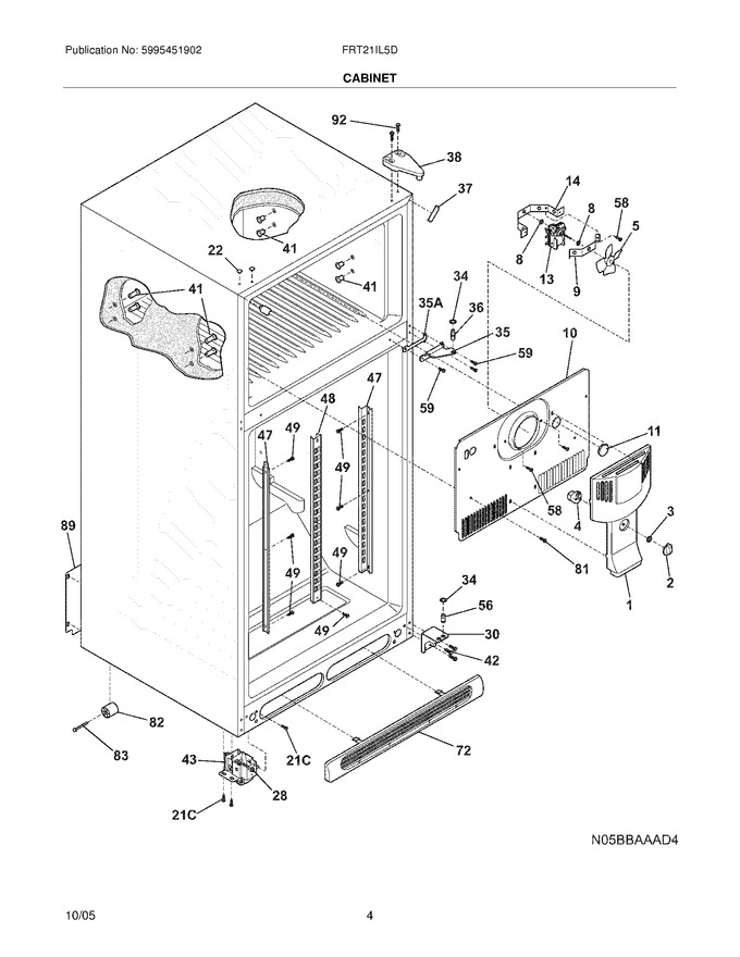 Diagram for FRT21IL5DBR