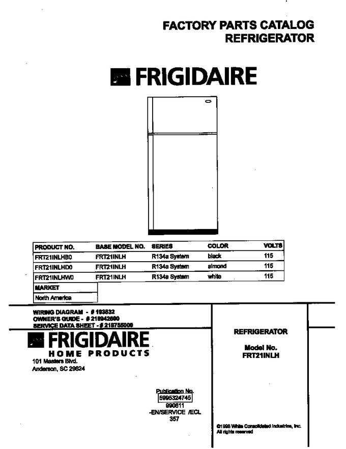 Diagram for FRT21INLHW0