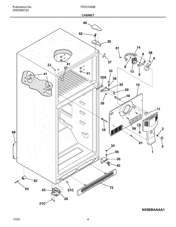 Diagram for FRT21IS6BB3