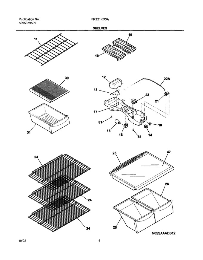 Diagram for FRT21KD3AW5