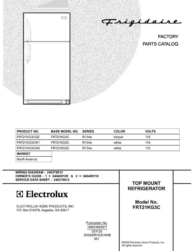 Diagram for FRT21KG3CW2