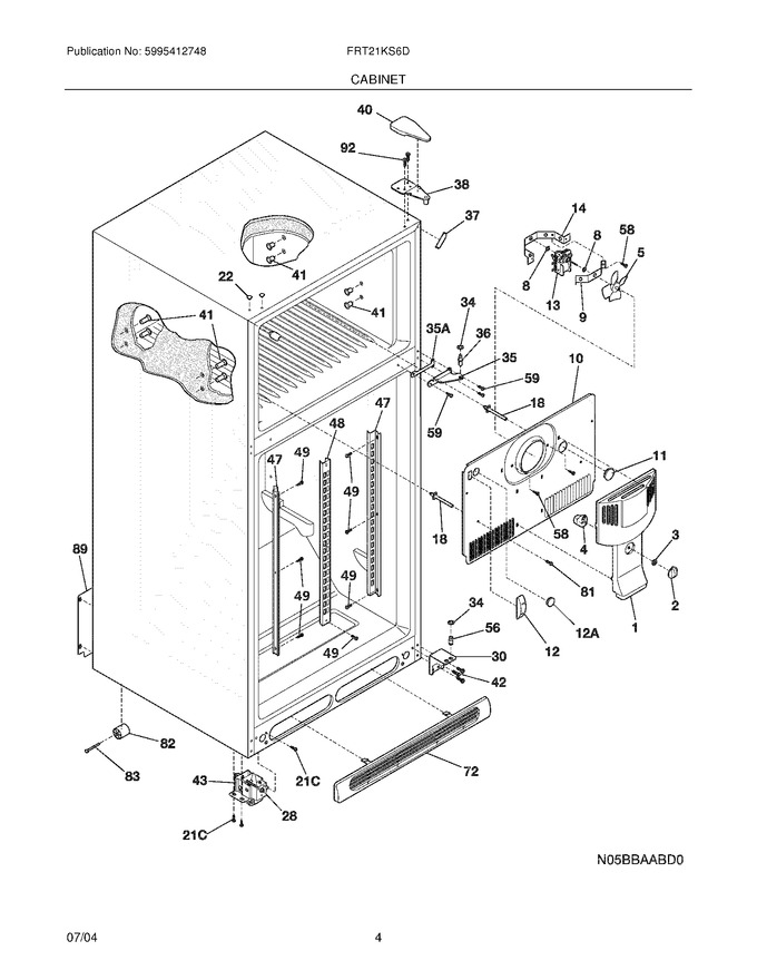Diagram for FRT21KS6DW0