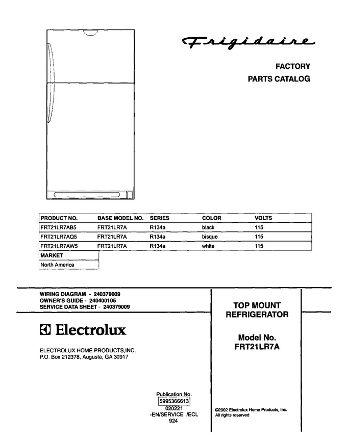 Diagram for FRT21LR7AQ5