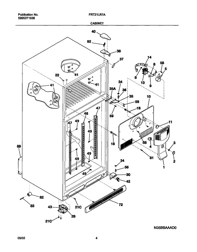 Diagram for FRT21LR7AB6