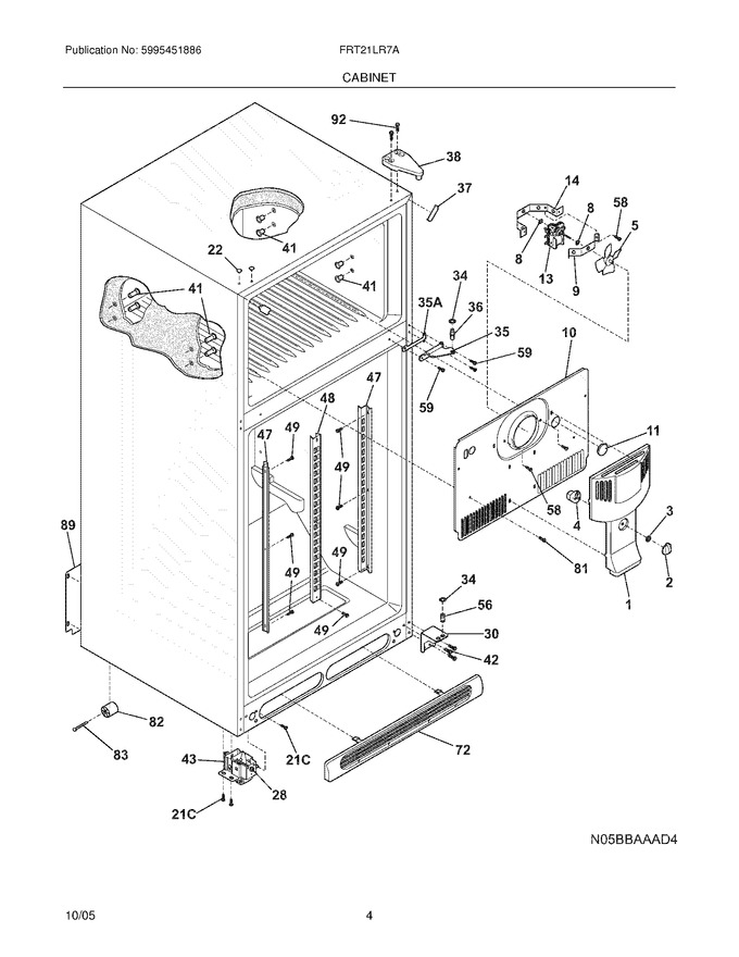 Diagram for FRT21LR7ABS