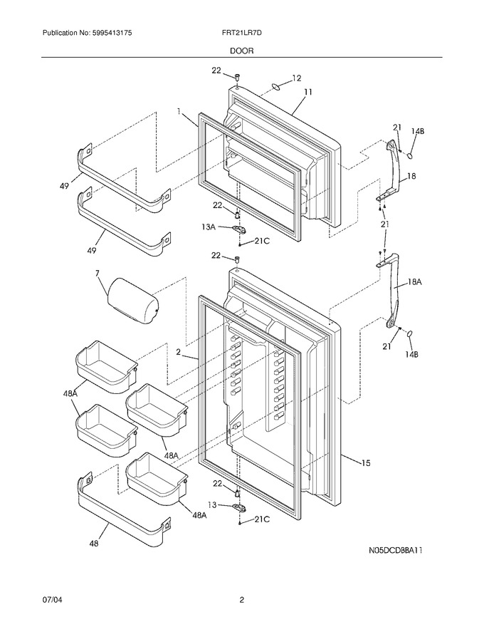 Diagram for FRT21LR7DS0
