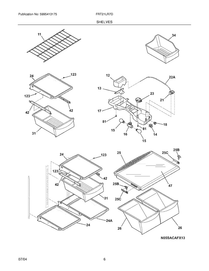 Diagram for FRT21LR7DS0