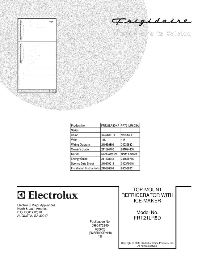 Diagram for FRT21LR8DKA