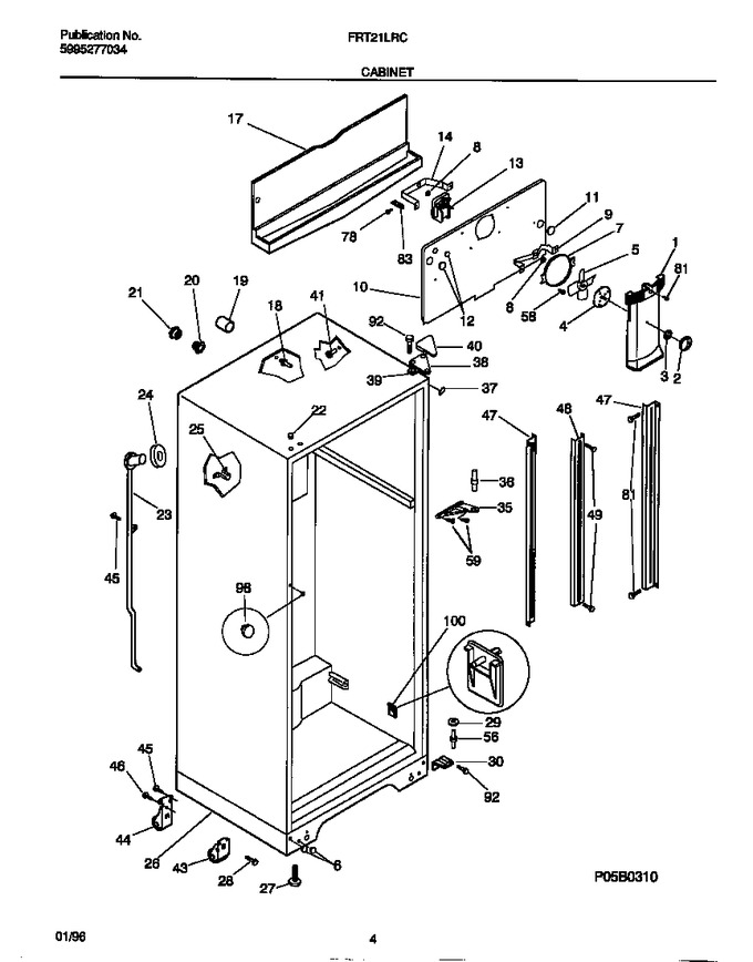 Diagram for FRT21LRCW1