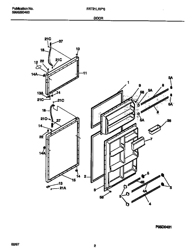 Diagram for FRT21LRFW0