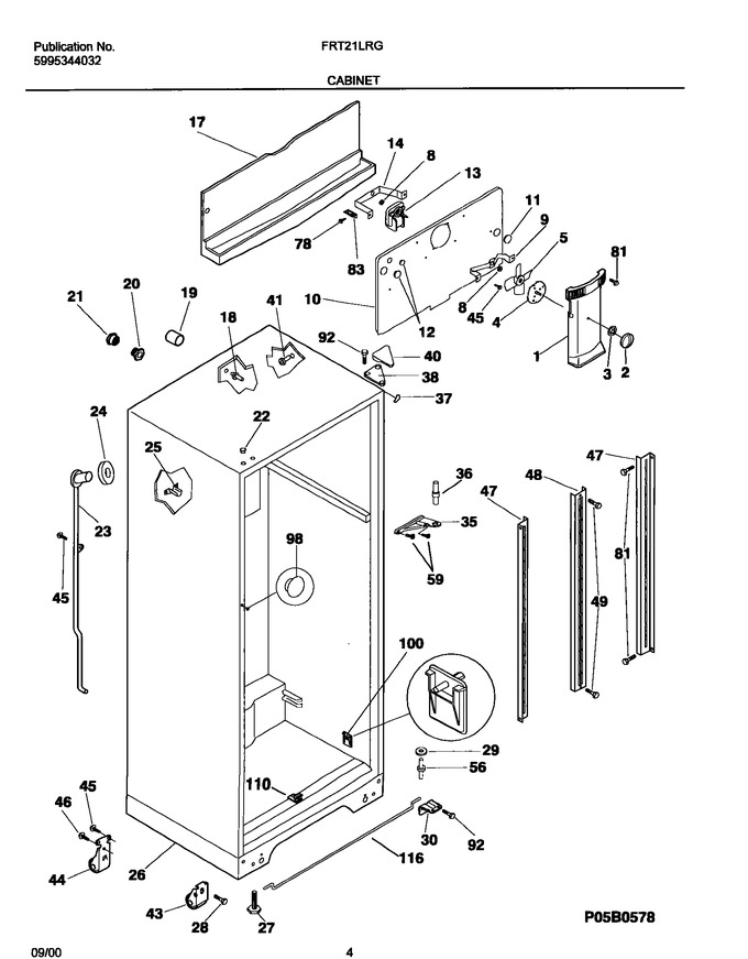 Diagram for FRT21LRGD8