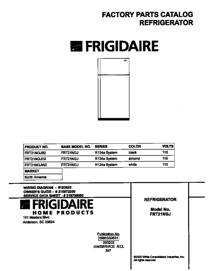 Diagram for FRT21NGJW2