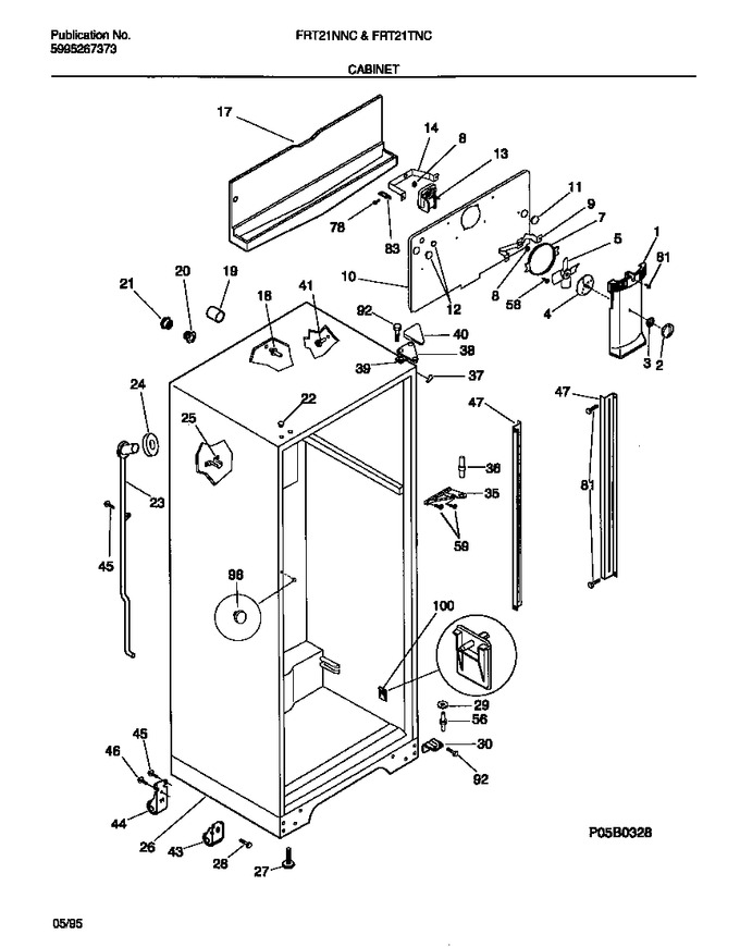 Diagram for FRT21TNCW0
