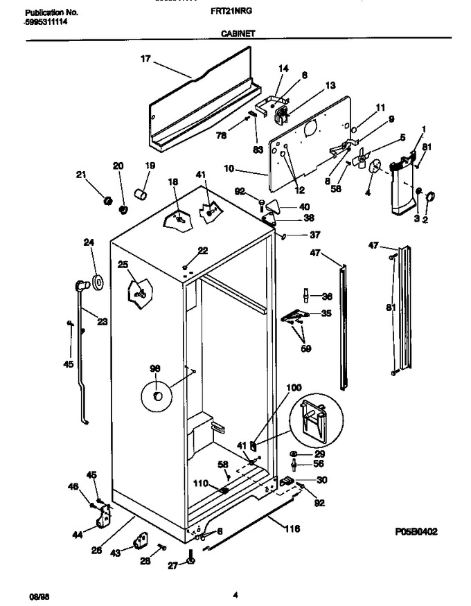 Diagram for FRT21NRGB0